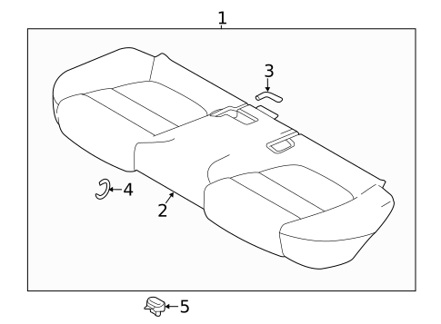 Rear Seat Components for 2015 Mazda 6 #1