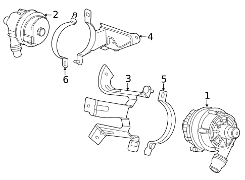 Water Pump for 2020 BMW M340i #1
