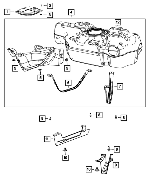 Fuel Tank for 2014 Fiat 500 #0