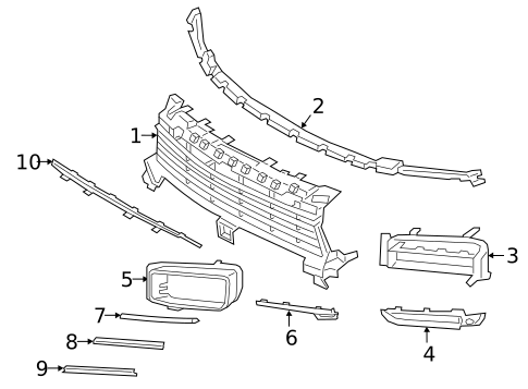 Bumper & Components - Front for 2022 Porsche Cayenne #4