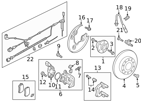 Rear Brakes for 2016 Audi Q3 #0