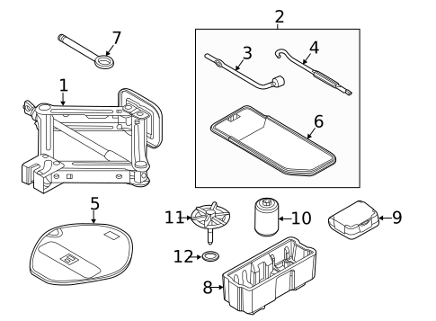 Jack & Components for 2014 Kia Rio #0