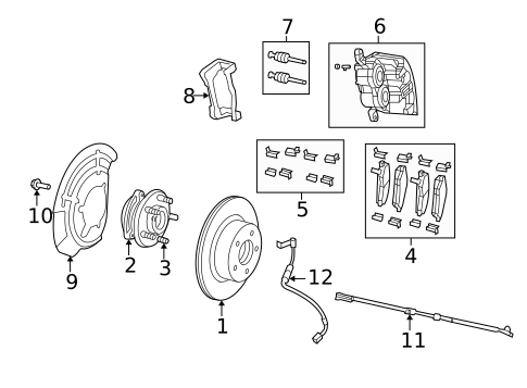 Front Brakes for 2018 Jeep Wrangler #0