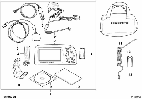 Navigation Systems for 2004 BMW-Motorrad R 1150 R #0