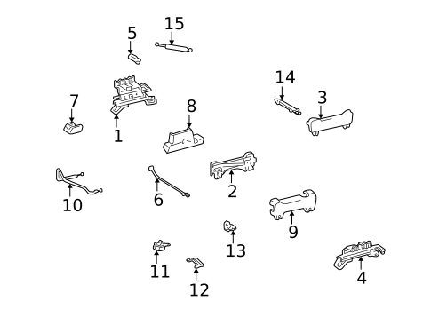 Tracks & Components for 2000 Lexus LX470 #1