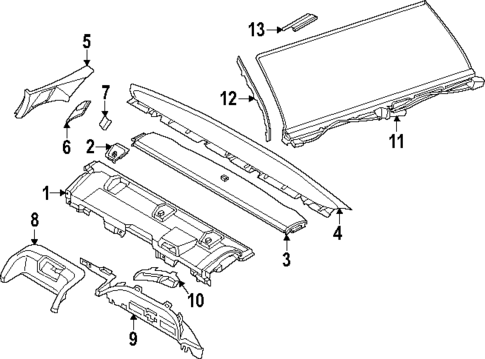 Interior Trim - Rear Body for 2024 BMW i7 #0
