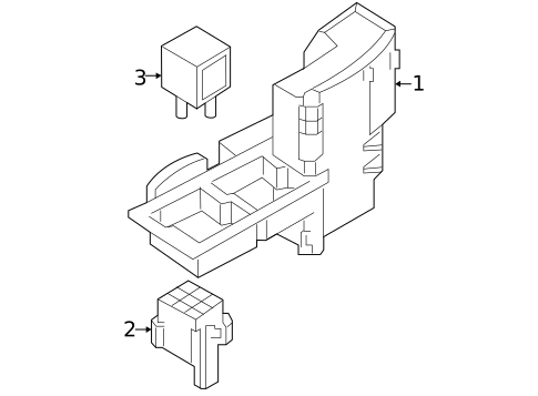 Fuse & Relay for 2025 Audi S7 Sportback #3