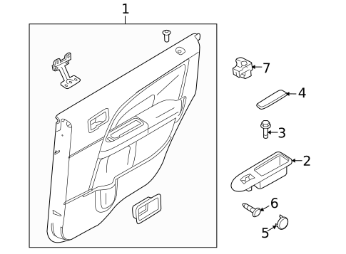Front Door for 2009 Ford Taurus X #3