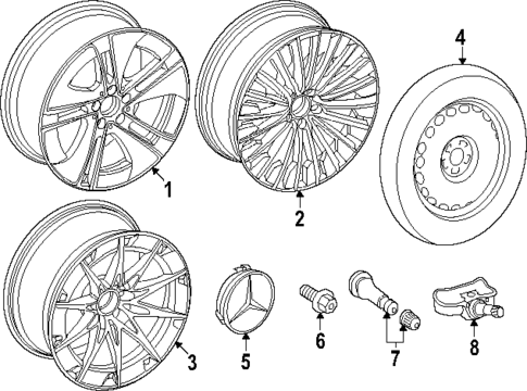 Wheels for 2024 Mercedes-Benz CLE53 AMG #0