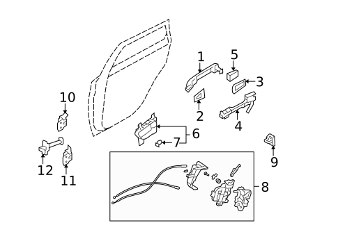 Front Door for 2013 Subaru Forester #2