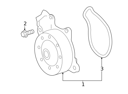 Water Pump for 2018 Toyota Corolla iM #0