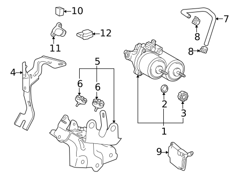 Hydraulic System for 2015 Toyota Prius #0
