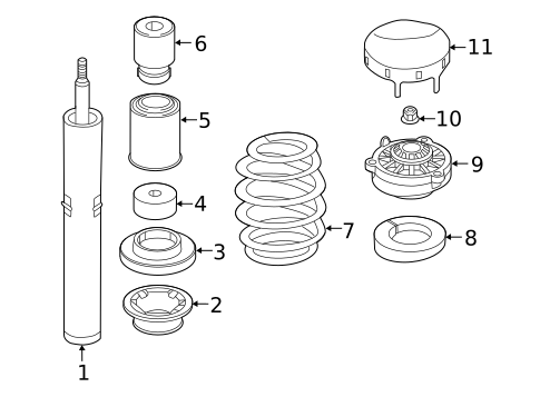 Suspension, Springs & Related Components for 2021 Audi RS5 #0
