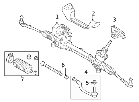 Steering Gear & Linkage for 2017 Volvo S60 Cross Country #2