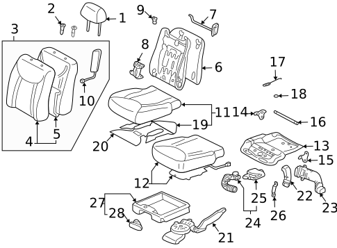 Power Seats for 2006 Lexus LS430 #0