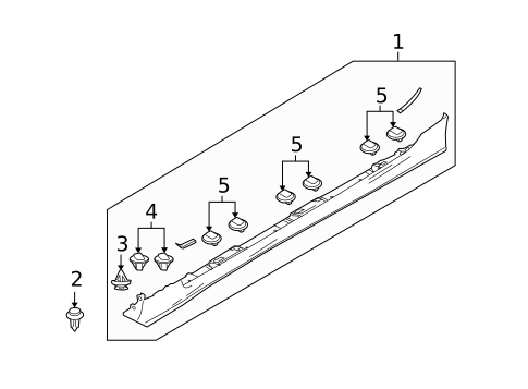 Exterior Trim - Pillars for 2011 Mazda RX-8 #0
