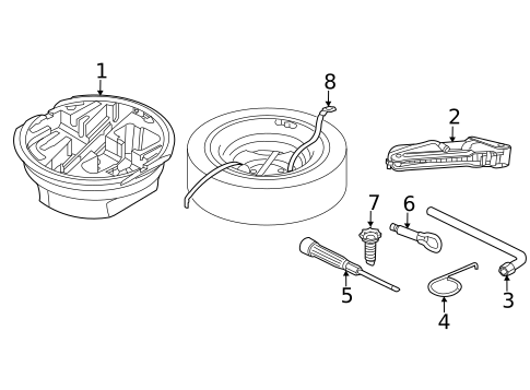 Jack & Components for 2011 Volkswagen Jetta #1