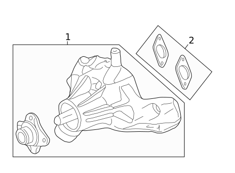 Water Pump for 1998 Chevrolet Express 2500 #1