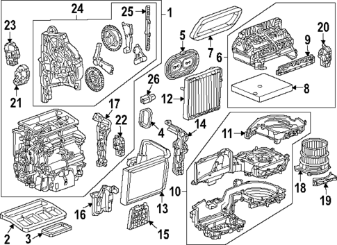 Condenser, Compressor & Lines for 2024 Chevrolet Blazer EV #39