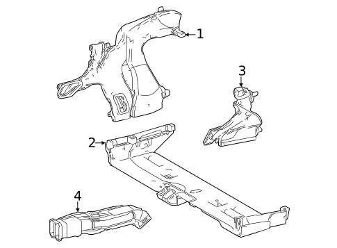 Ducts for 2023 Lexus LX600 #2