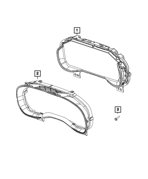 Instrument Panel Cluster for 2026 Ram 3500 #1