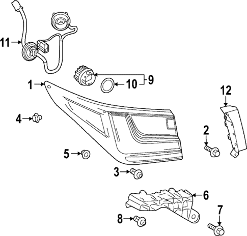 Tail Lamps for 2025 Lexus NX350h #0