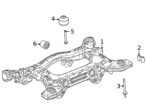 Suspension Mounting for 2022 Jeep Grand Cherokee L #1