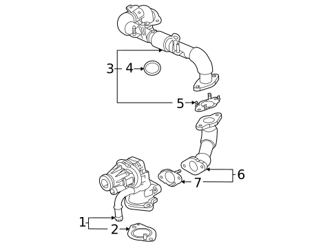 EGR System for 2022 Chevrolet Suburban #1
