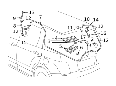Wipers for 2005 Scion xA #1