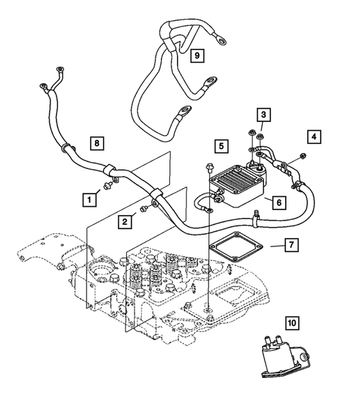 Wiring-Engine & Related Parts for 2007 Dodge Ram 3500 #1