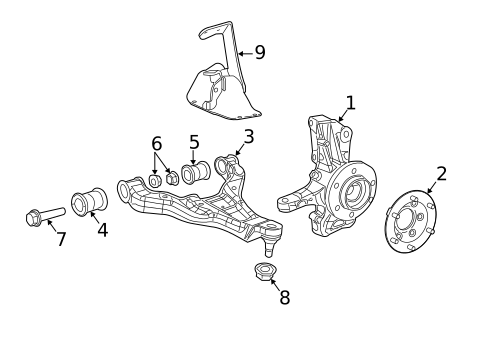 Suspension Components for 2015 Mercedes-Benz Sprinter 2500 #1
