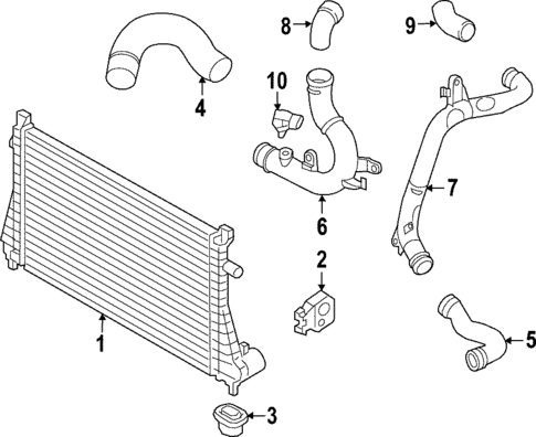Intercooler for 2025 Volkswagen GTI #0