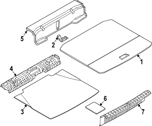 Interior Trim - Rear Body for 2025 BMW 228 xDrive Gran Coupe #1