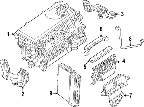 Electrical Components for 2025 Lexus UX300h #0