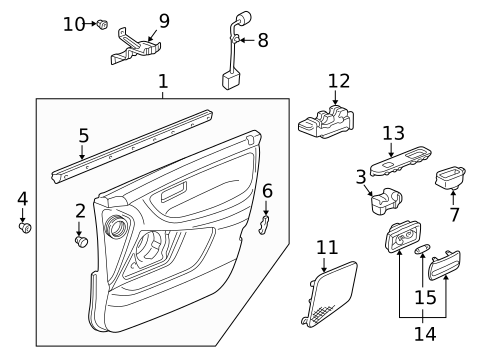 Mirrors for 2005 Acura MDX #1