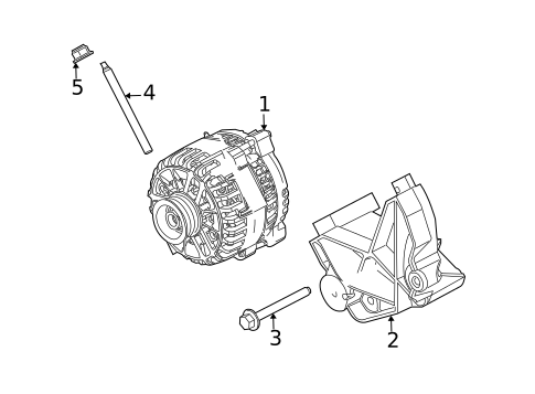 Alternator for 2010 Ford Mustang #0