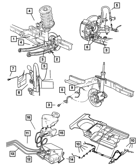 Brake Lines and Hoses for 2002 Dodge Neon #0