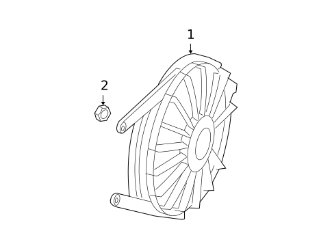 Cooling Fan for 2009 Jeep Wrangler #0