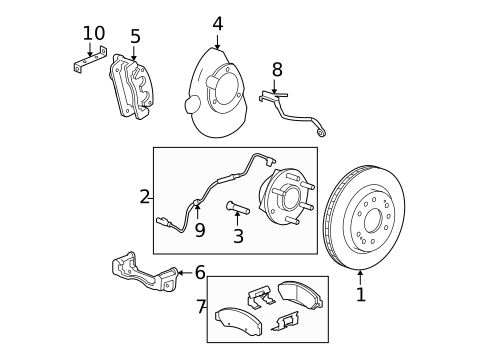 Front Brakes for 2015 Chevrolet Express 2500 #10