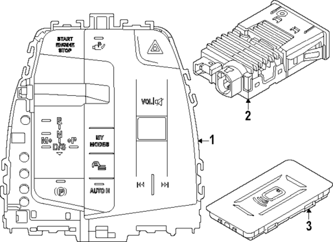 Center Console for 2024 BMW X2 #1