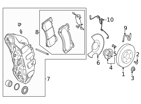 Hubs & Related Components for 2025 Cadillac XT5 #6