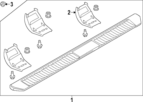 Running Board for 2023 Ford F-450 Super Duty #2