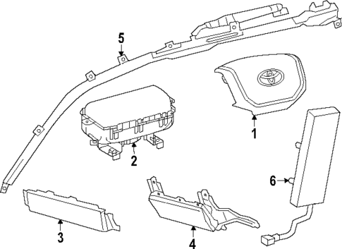 Air Bag Components for 2025 Toyota 4Runner #0