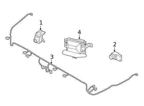 Parking Aid for 2024 Genesis G80 #0