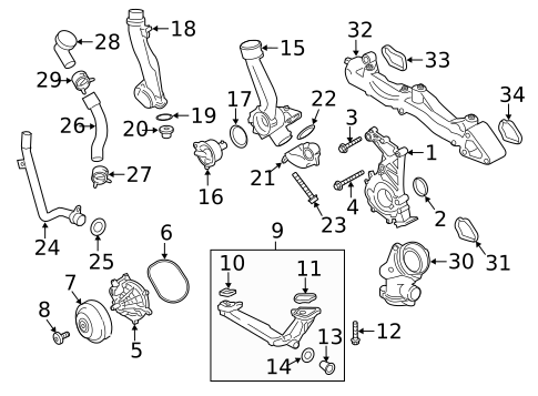 Water Pump for 2025 Porsche 718 Spyder #14