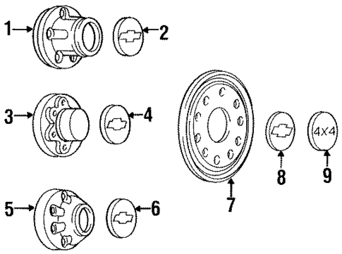 Covers & Trim for 1993 Chevrolet C2500 #0