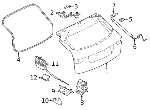 Gate & Hardware for 2017 Jaguar F-Pace #0