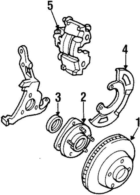 Front Brakes for 1984 Pontiac 6000 #0