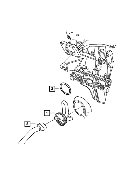 Cylinder Block for 2006 Chrysler Pacifica #1