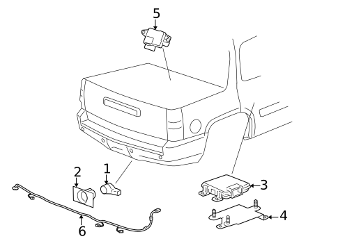 Electrical Components for 2012 Cadillac Escalade EXT #0